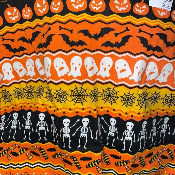 The Place Adult Unisex Glow in the Dark Halloween Fairisle Long Sleeve Tee XXXL - Picture 6 of 7